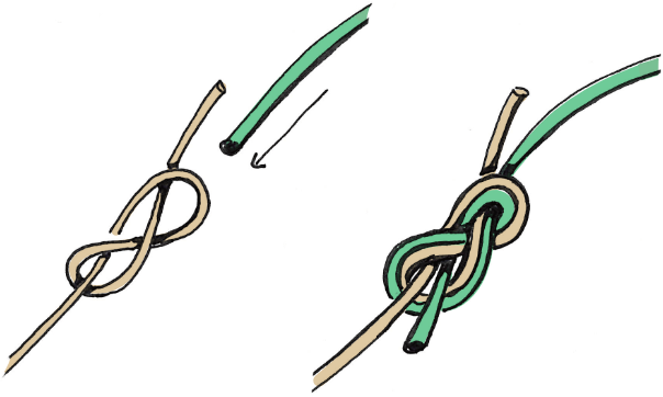 Flamsk knob med to parter